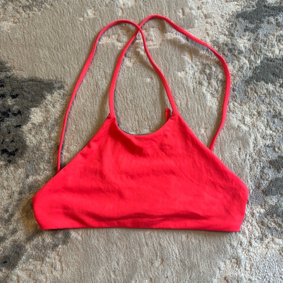 Jolyn Clothing Bright Pink Bikini Top - Picture 1 of 2